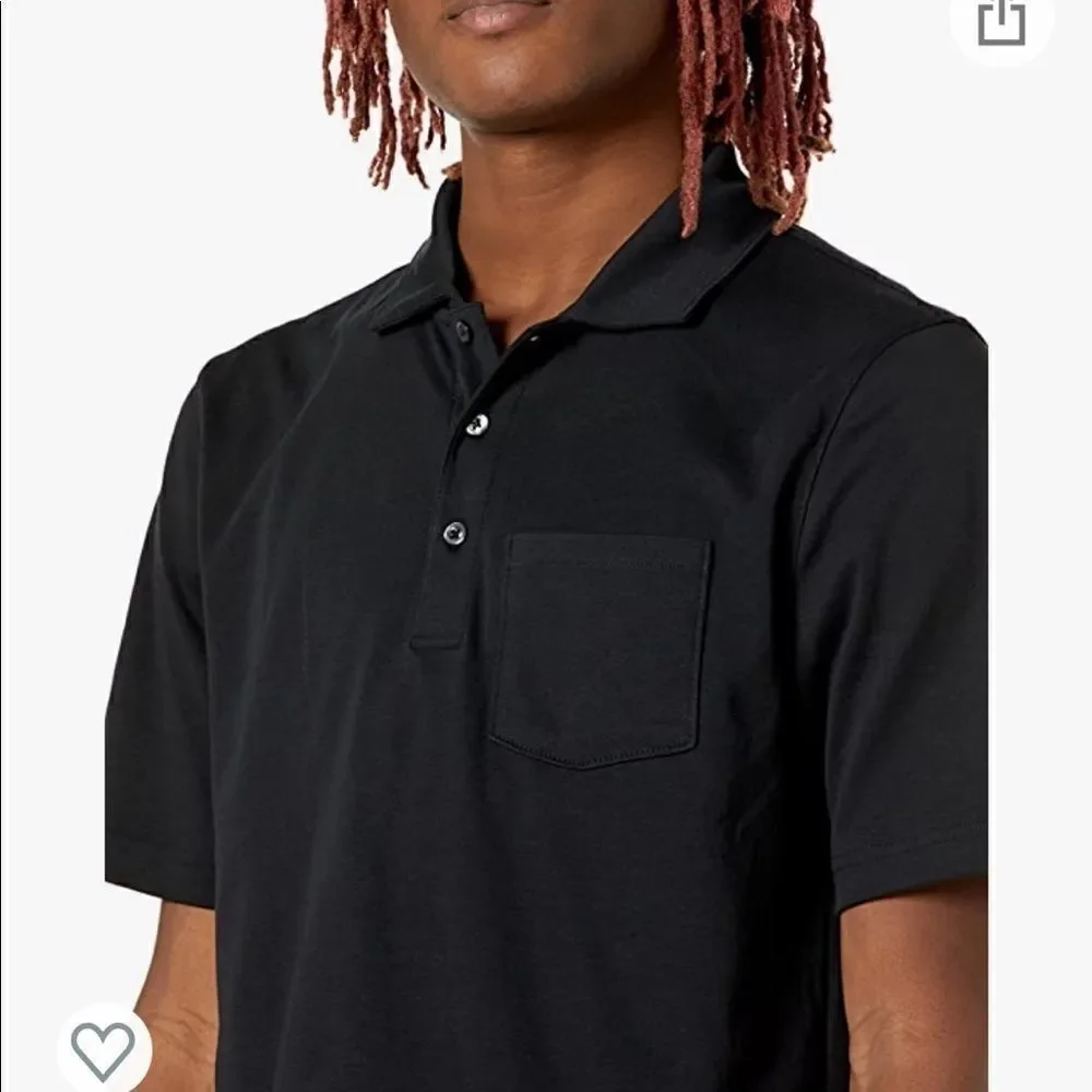 Amazon Essentials Regular-Fit Pocket Jersey Polo- Size  XL